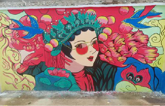 泰州墙体彩绘-网红墙