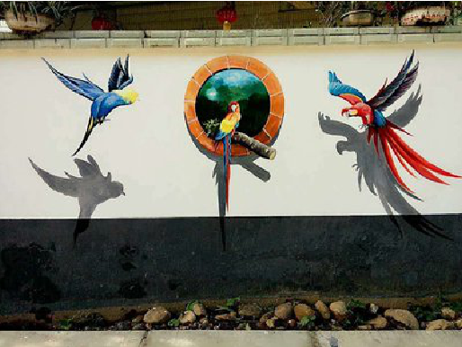 泰州视觉错位-3D墙绘设计