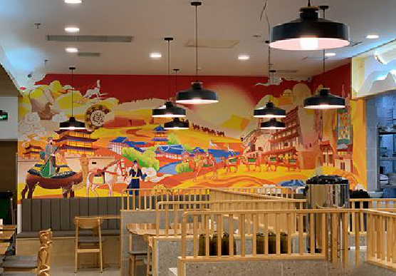 泰州商业空间彩绘介绍。