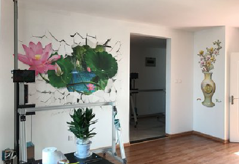 泰州墙体彩绘相比墙纸的优势。