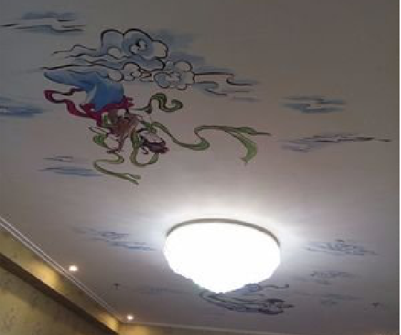 泰州如何快速绘制天花板上的手绘墙?