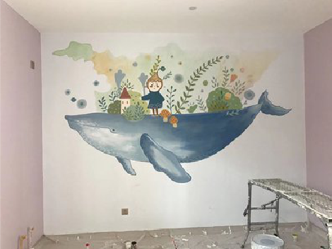 泰州手绘墙的特点及优势。